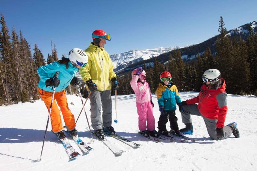 Take ski lessons at loveland